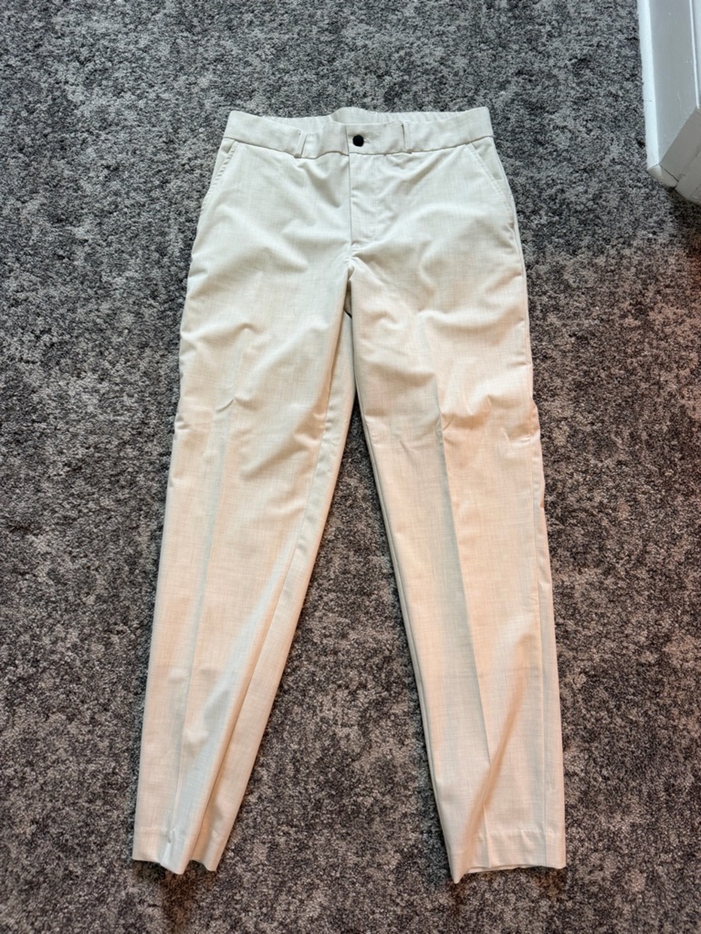 Men's Cream Dress Pants